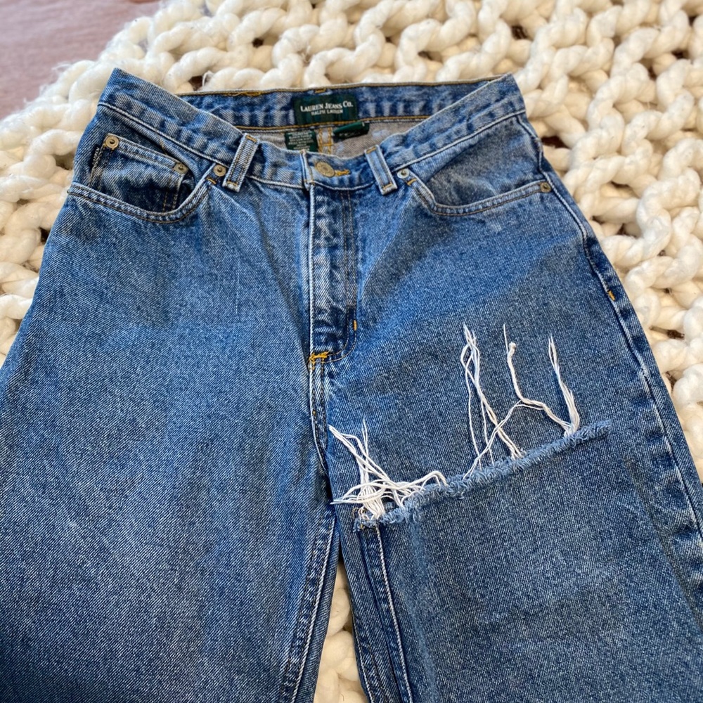Hand Distressed Vintage Ralph Lauren Jeans